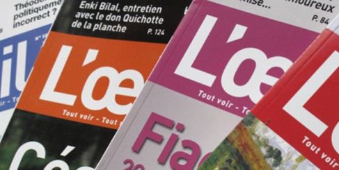 Création de la nouvelle formule du magazine d'art L’Oeil par Communic'Art
