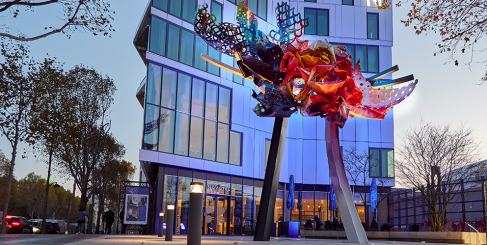 Inauguration de l’œuvre monumentale d’Arne Quinze, curatée par Artbliss Paris, à Paris Expo Porte de Versailles, un site Viparis.